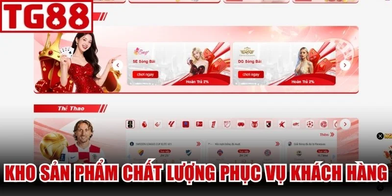 Kho sản phẩm chất lượng cao phục vụ khách hàng