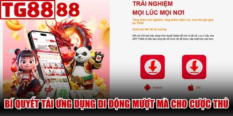Bí quyết tải ứng dụng di động mượt mà cho cược thủ