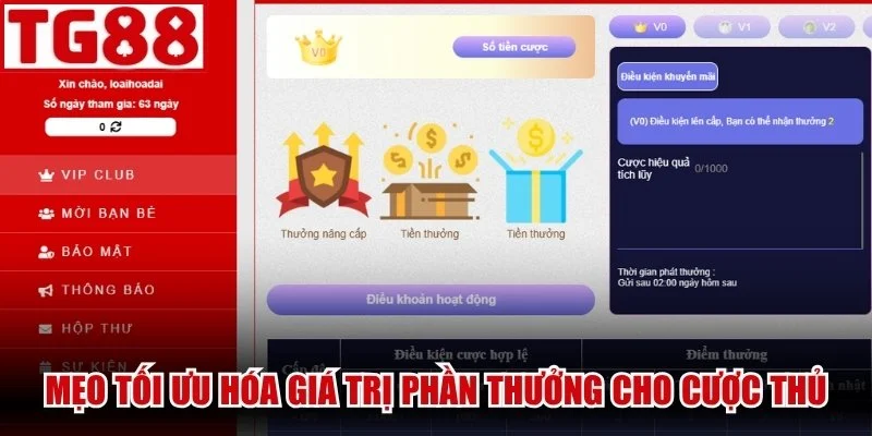 Những mẹo tối ưu hóa giá trị phần thưởng cho cược thủ